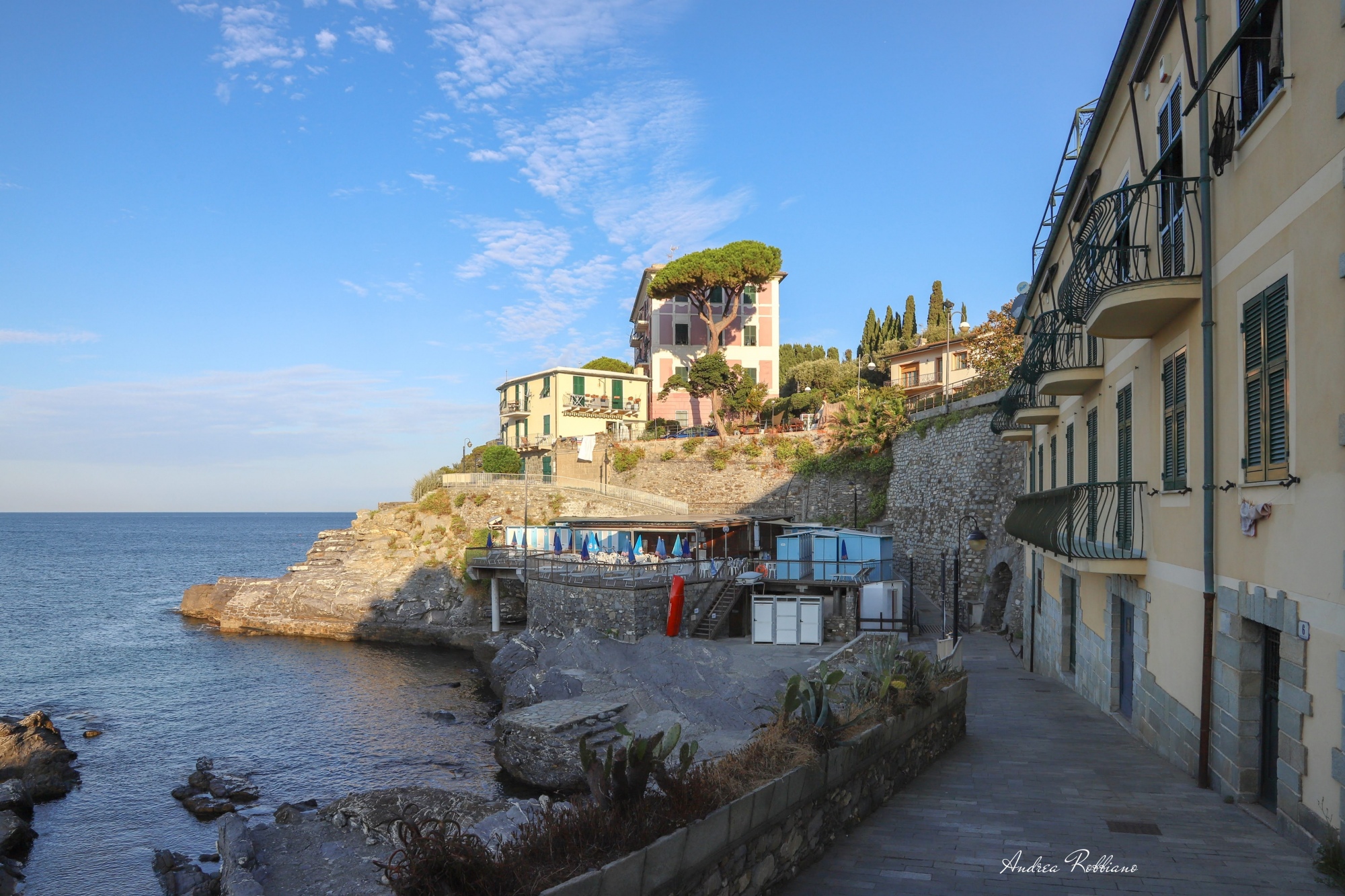 L'accesso alla spiaggia di Mulinetti